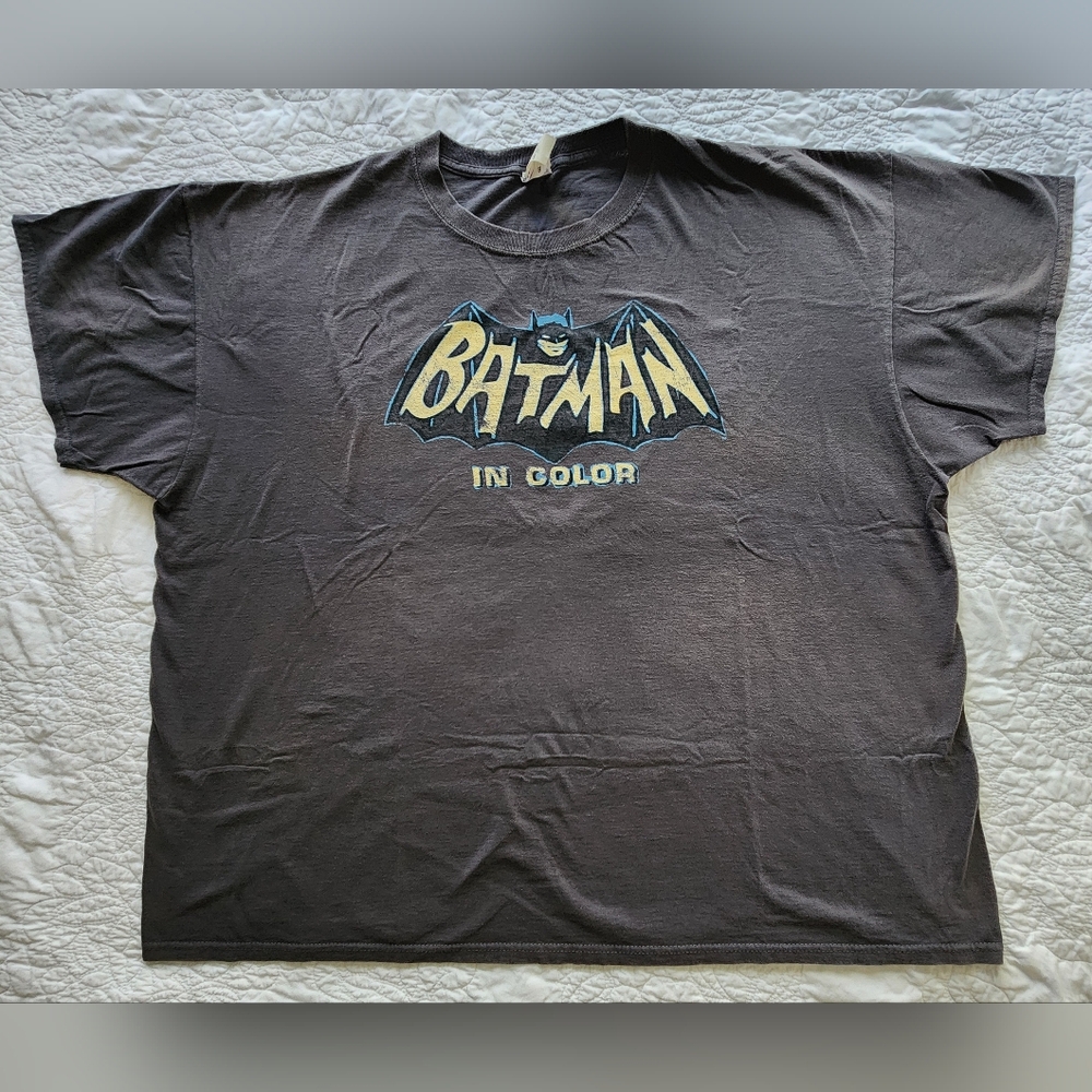Classic Batman Graphic T-Shirt, 100% Cotton, 3XL - Picture 1 of 5